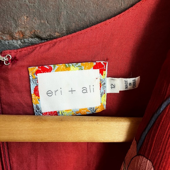 Anthropologie Dress sheer floral size 12 - Picture 6 of 8